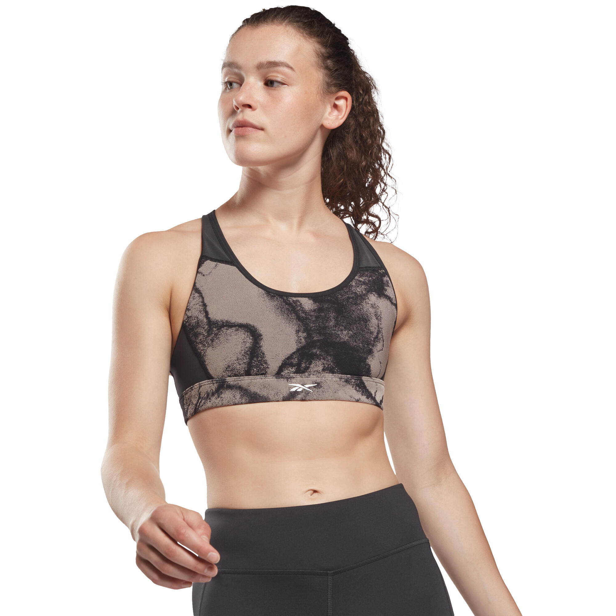 Sujetador de mujer Reebok Lux Racer Jacquard 2/5