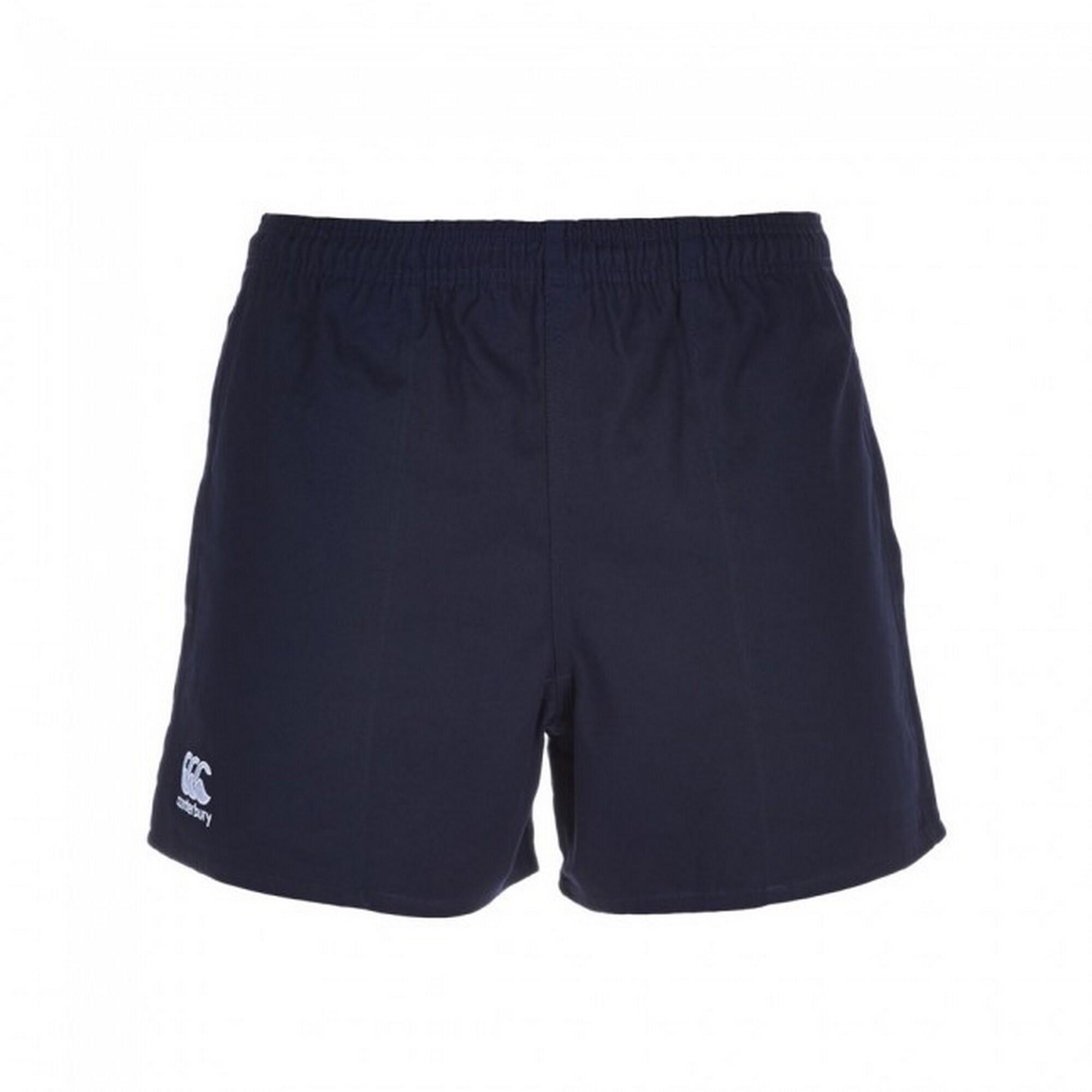Childrens Teens Professional Elasticated Sports Shorts (Navy) 1/1