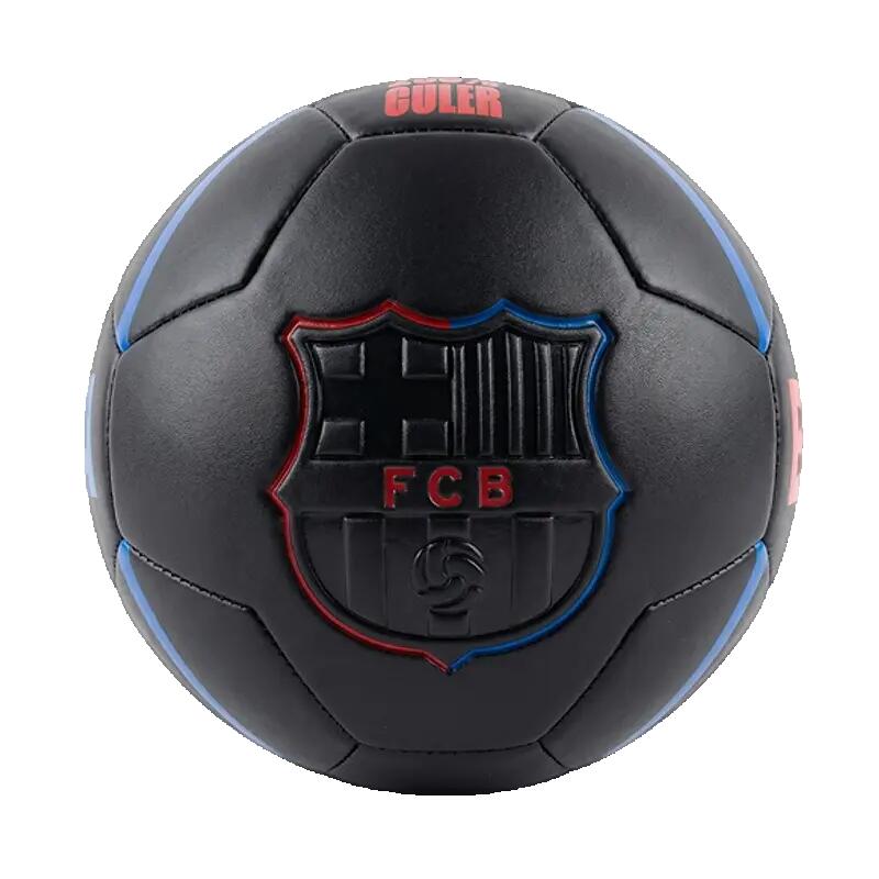 A Barca fekete dombornyomott mini labdája