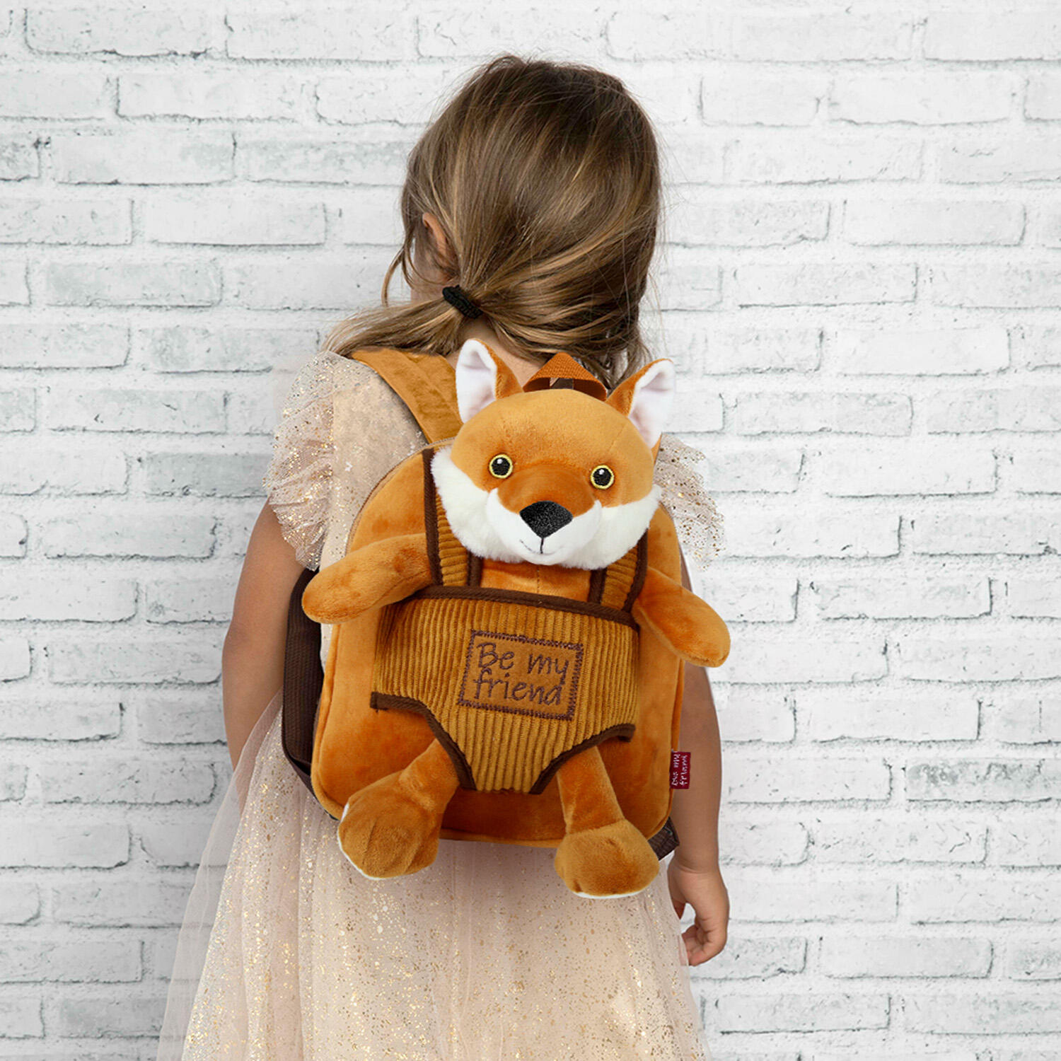 Zainetto Reversibile con Peluche Volpe 5/6
