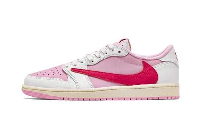 Sportschoenen air jordan 1 low og travis scott tropical pink