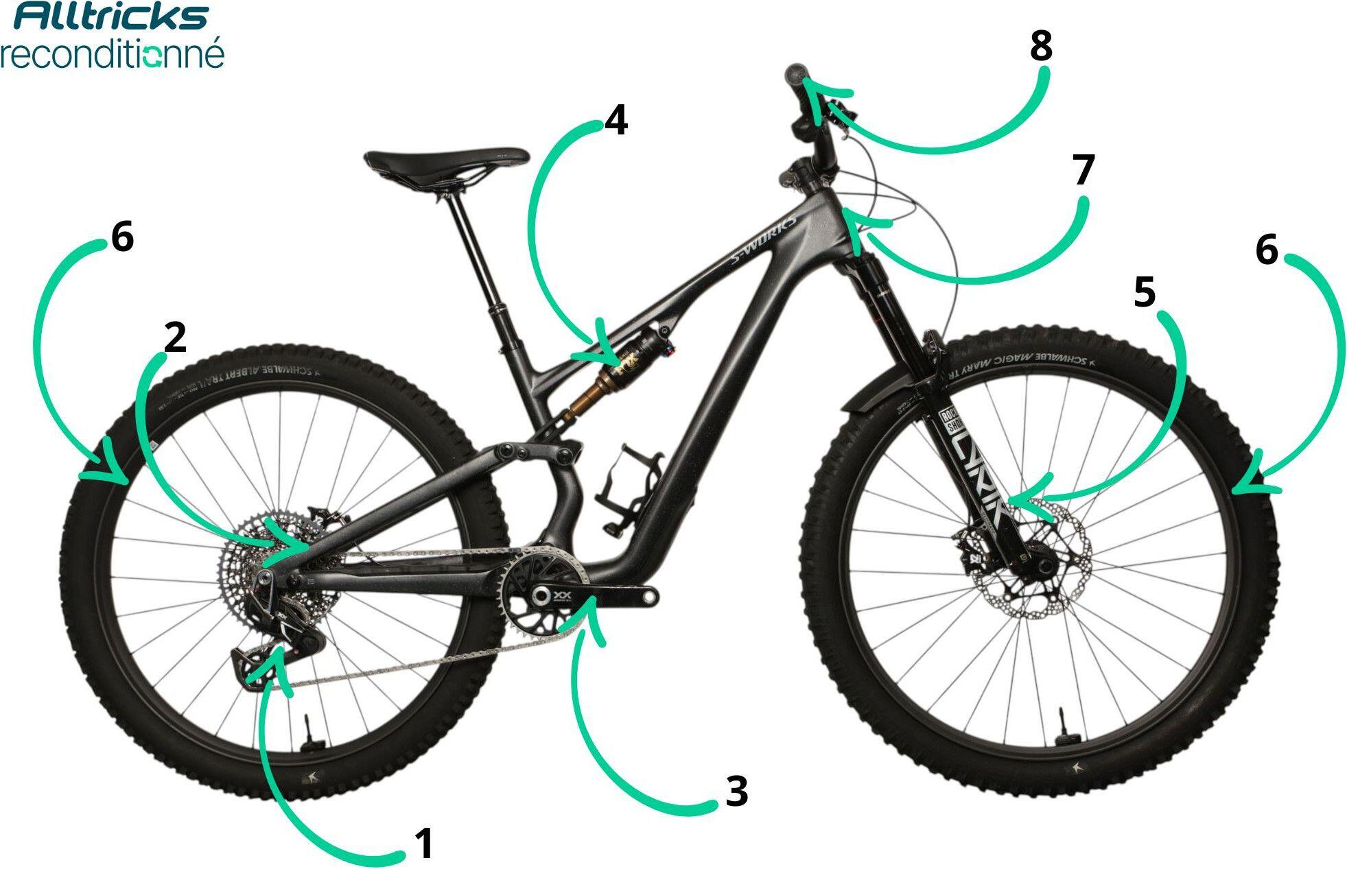 Recondicionado Bicicleta de montanha com suspensão total Speciali - Em Muito Bom 2/7