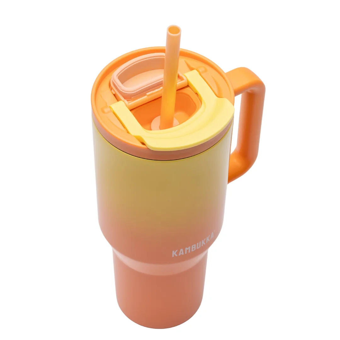 Kubek termiczny ze słomką butelka termiczna Rio 950ml - Soft Sunrise 3/7