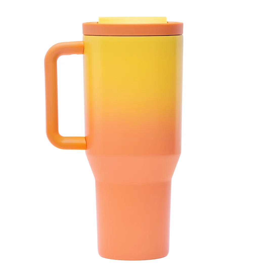 Kubek termiczny ze słomką butelka termiczna Rio 950ml - Soft Sunrise 2/7