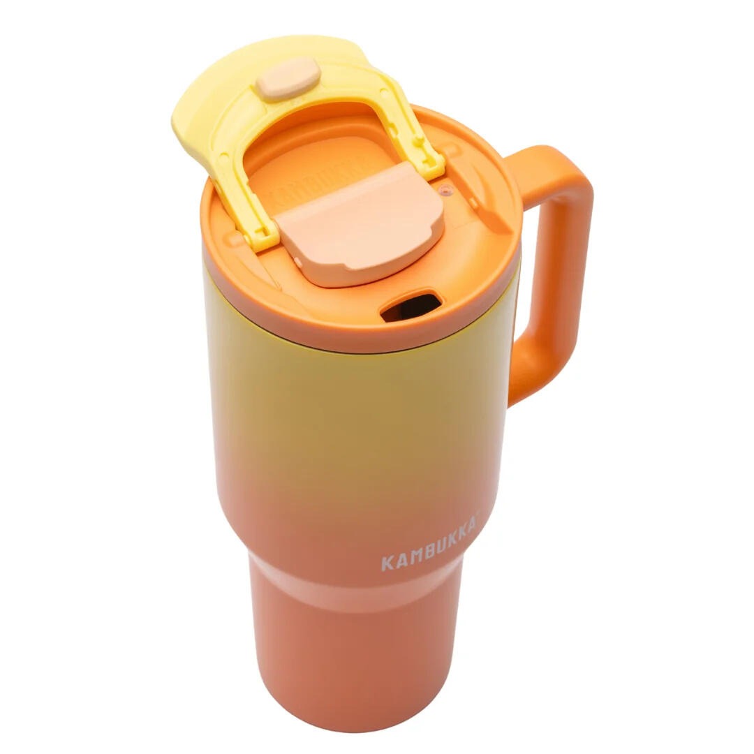 Kubek termiczny ze słomką butelka termiczna Rio 950ml - Soft Sunrise 4/7