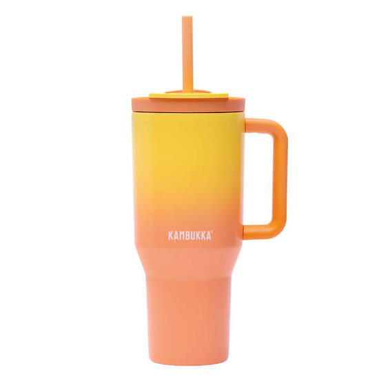 Kubek termiczny ze słomką butelka termiczna Rio 950ml - Soft Sunrise