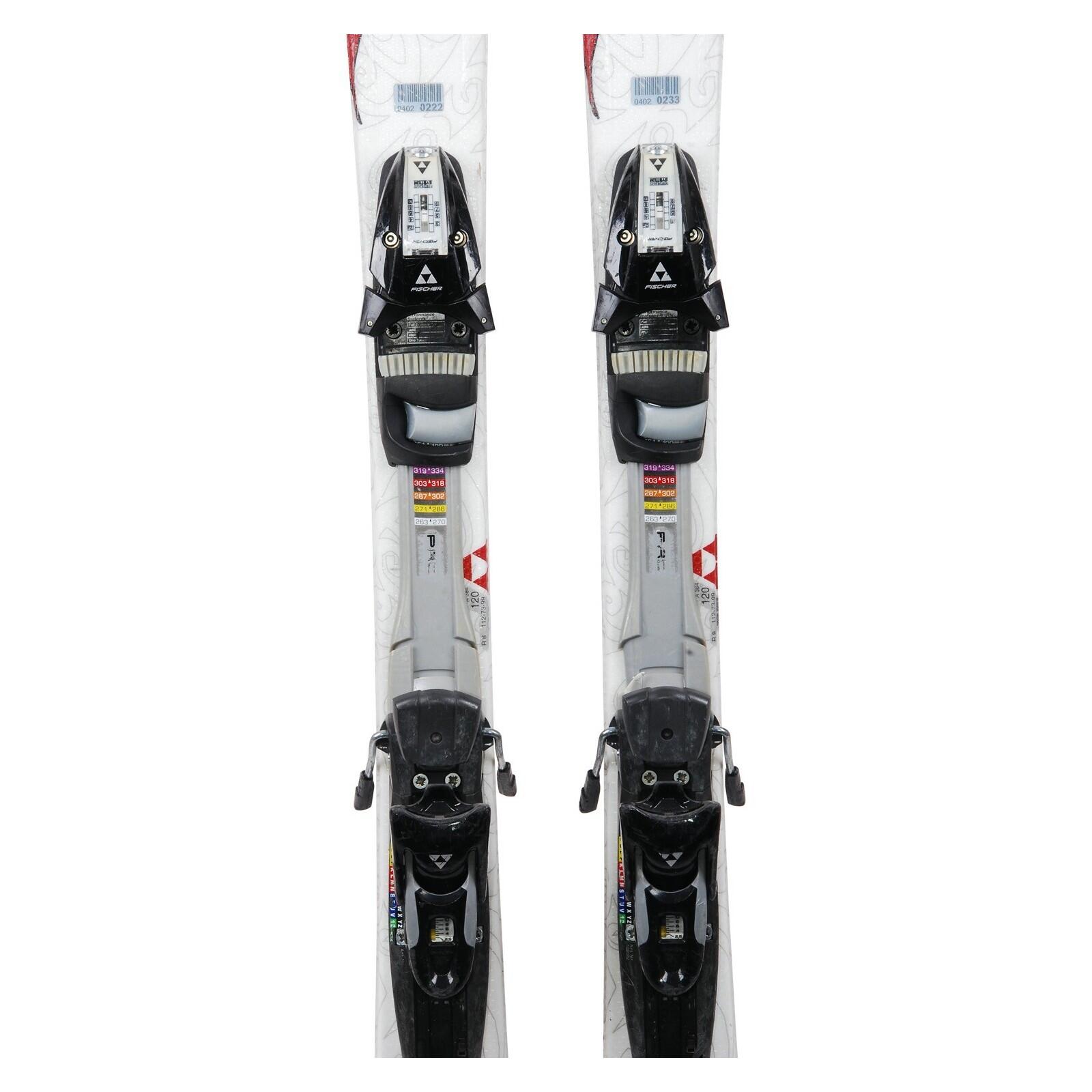 RECONDITIONNE - Mini Ski Fischer Xtr Web + Fixations 3/4