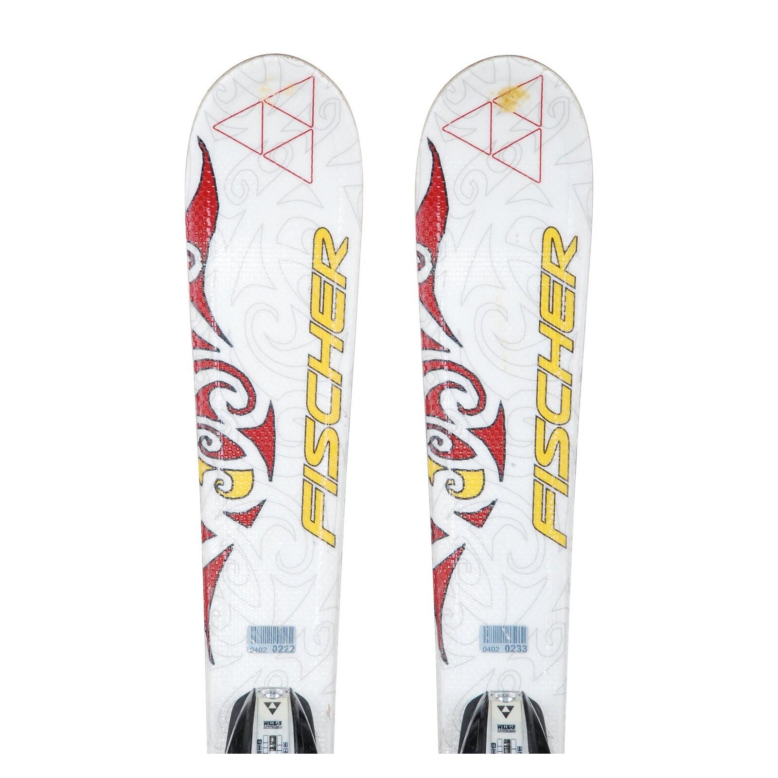 RECONDITIONNE - Mini Ski Fischer Xtr Web + Fixations 2/4