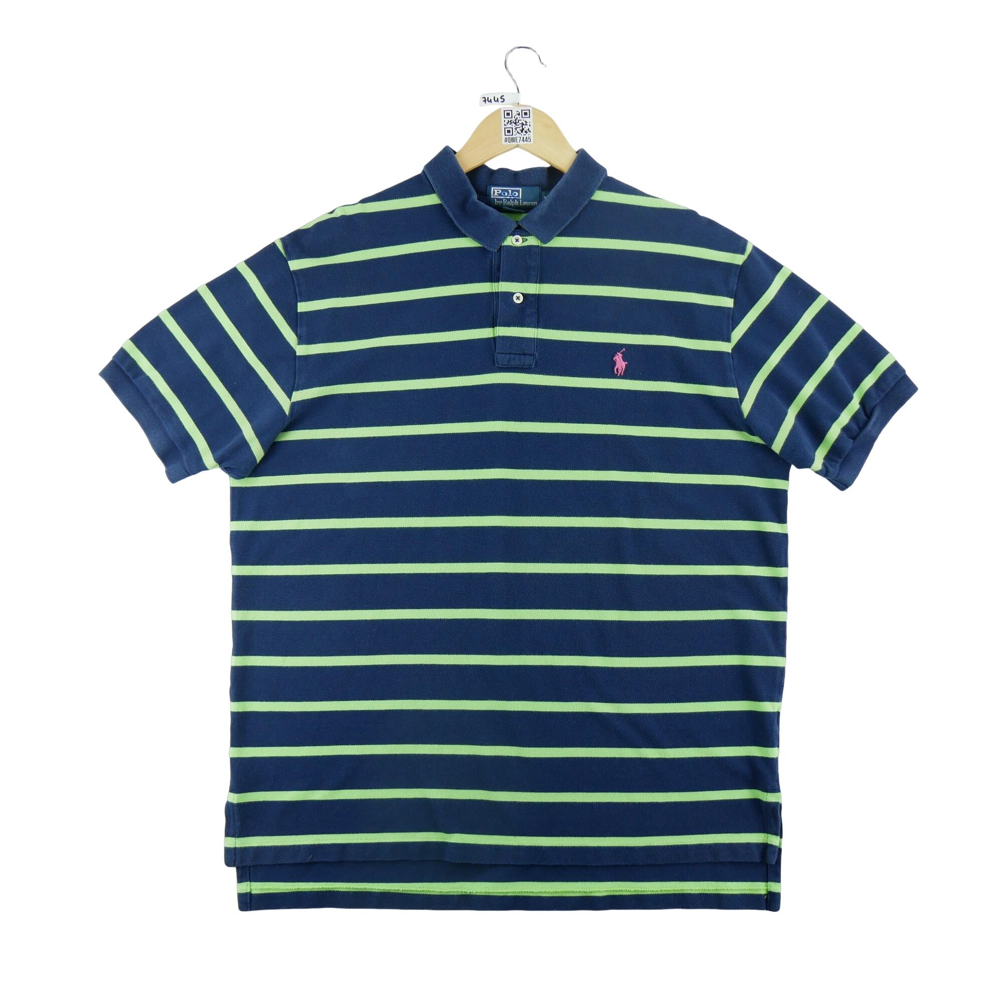 Second life - Polo Ralph Lauren Men's Short Sleeve Navy Shirt - Excellent 2/5