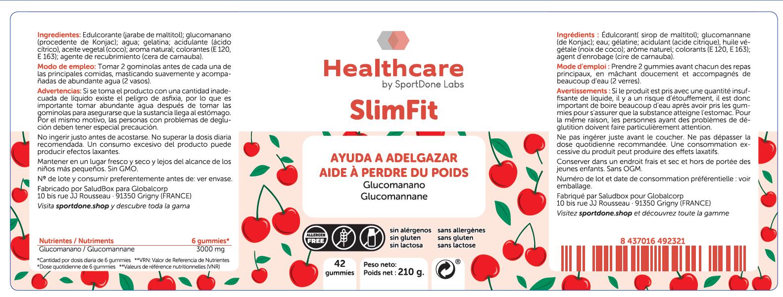 Bonbons gélifiés Slim Fit aux fruits rouges, 42 g, SportDone 3/3