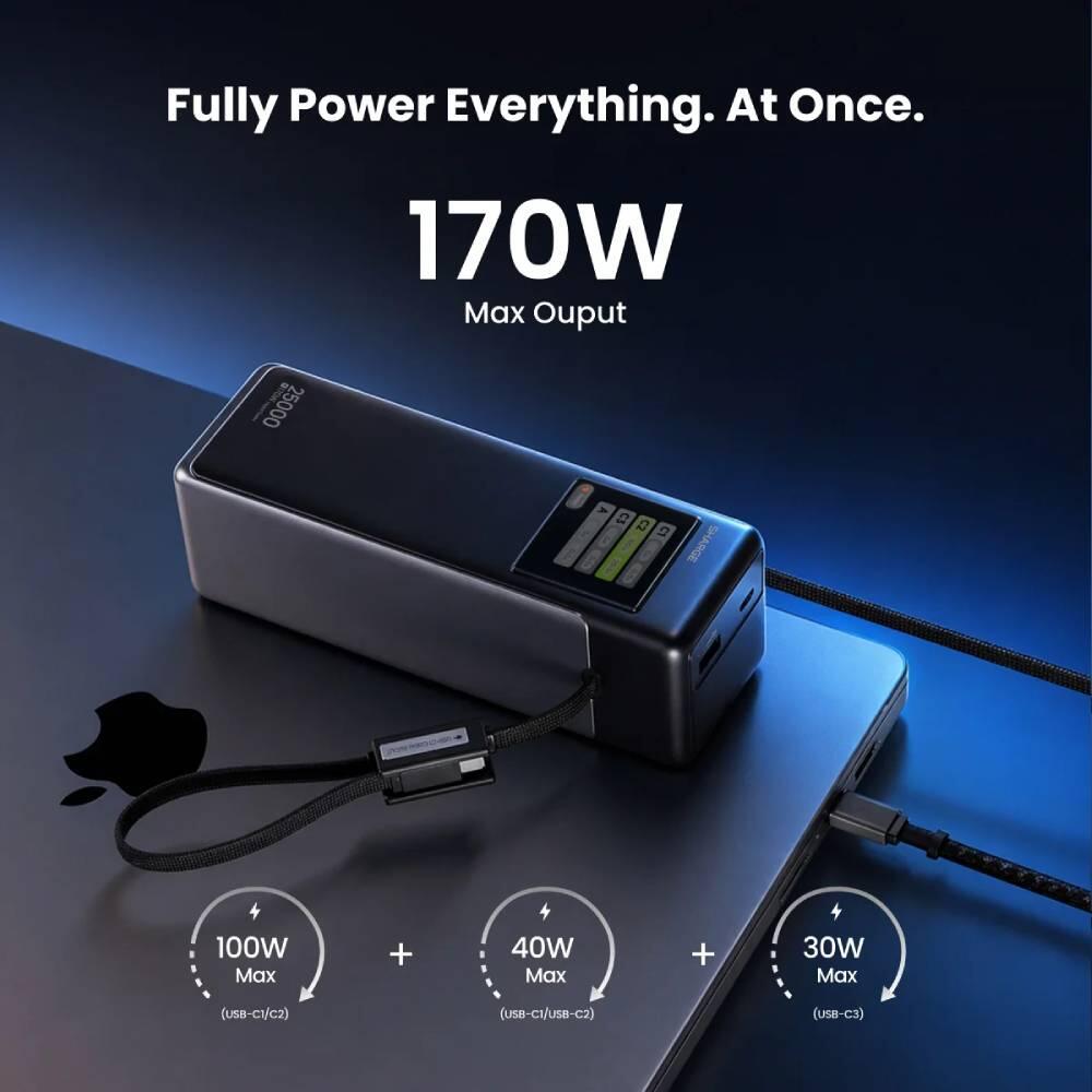 HyperTower 170 Power Bank 170W with Smart Display 3/7