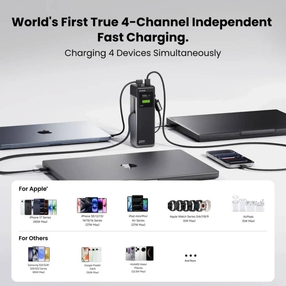 HyperTower 170 Power Bank 170W with Smart Display 7/7