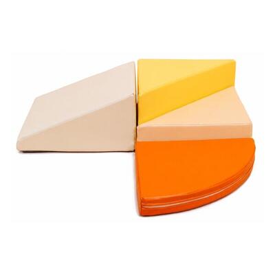 Zachte speel- en activiteiten set kubo blocks lumo groen