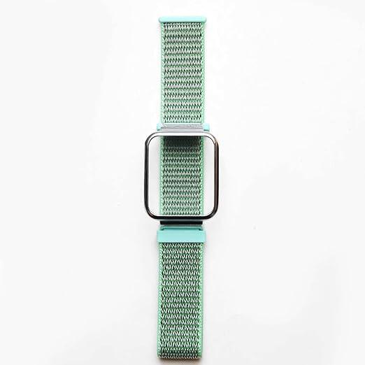 SaveFamily mint groene stoffen band SaveWatch vervanging 2/2