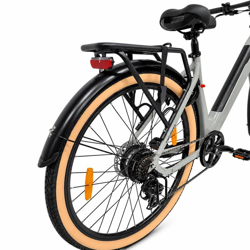 Bicicleta electrica Oras Devron 28200, L, Gri Deschis