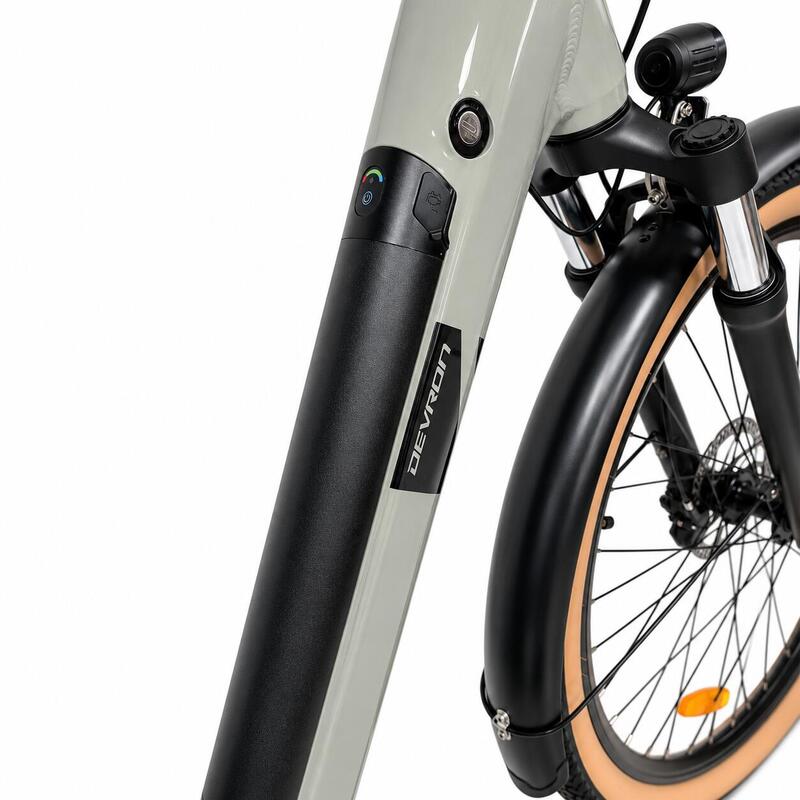 Bicicleta electrica Oras Devron 28200, L, Gri Deschis