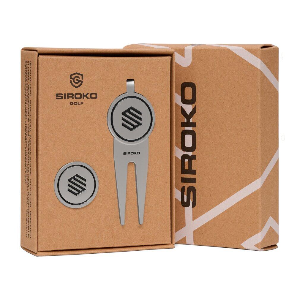 Relève-pitch de golf Homme et Femme Pin Silver Blanc 3/6