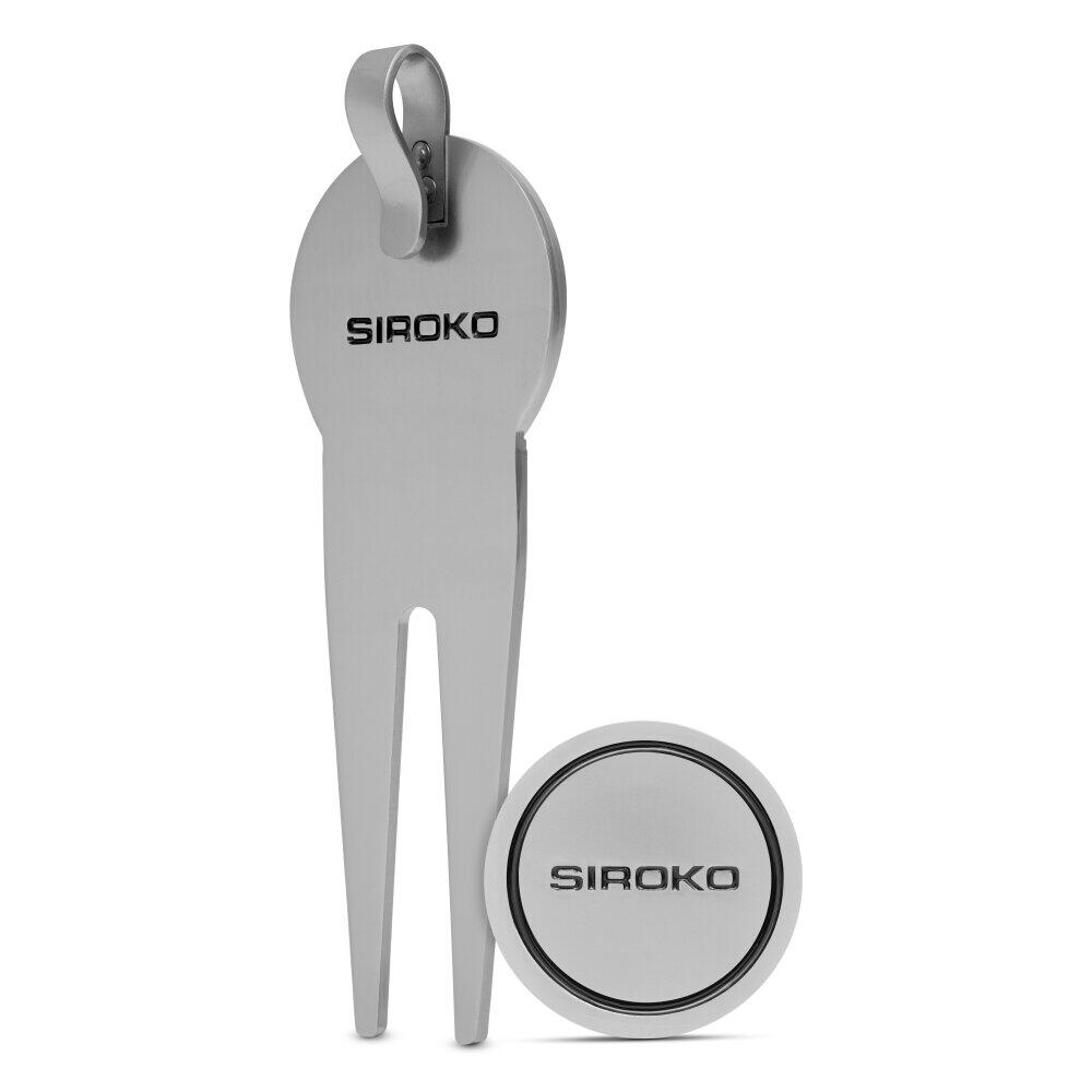 Relève-pitch de golf Homme et Femme Pin Silver Blanc 2/6