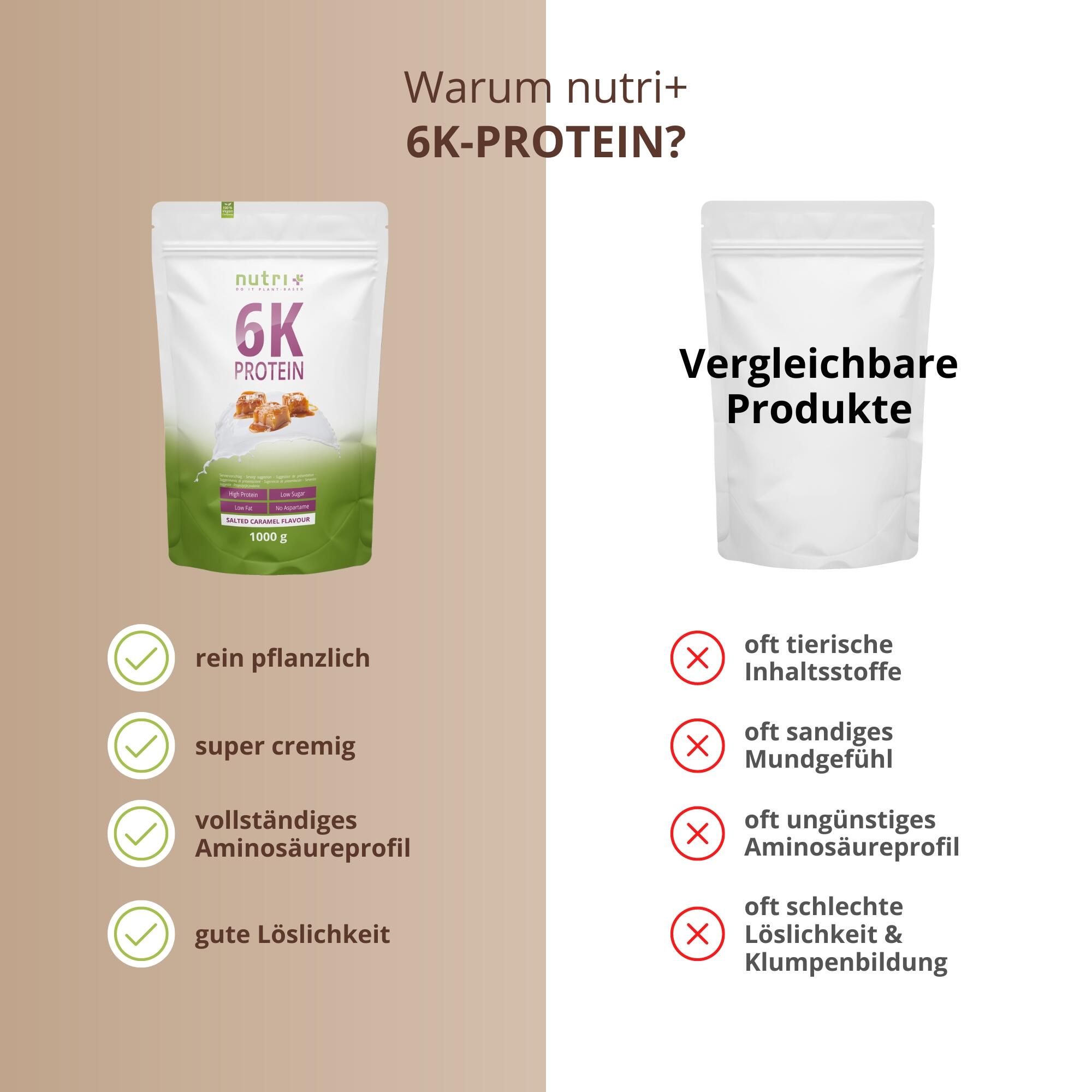 Proteinpulver 6K 1000g - Salted Caramel 5/5