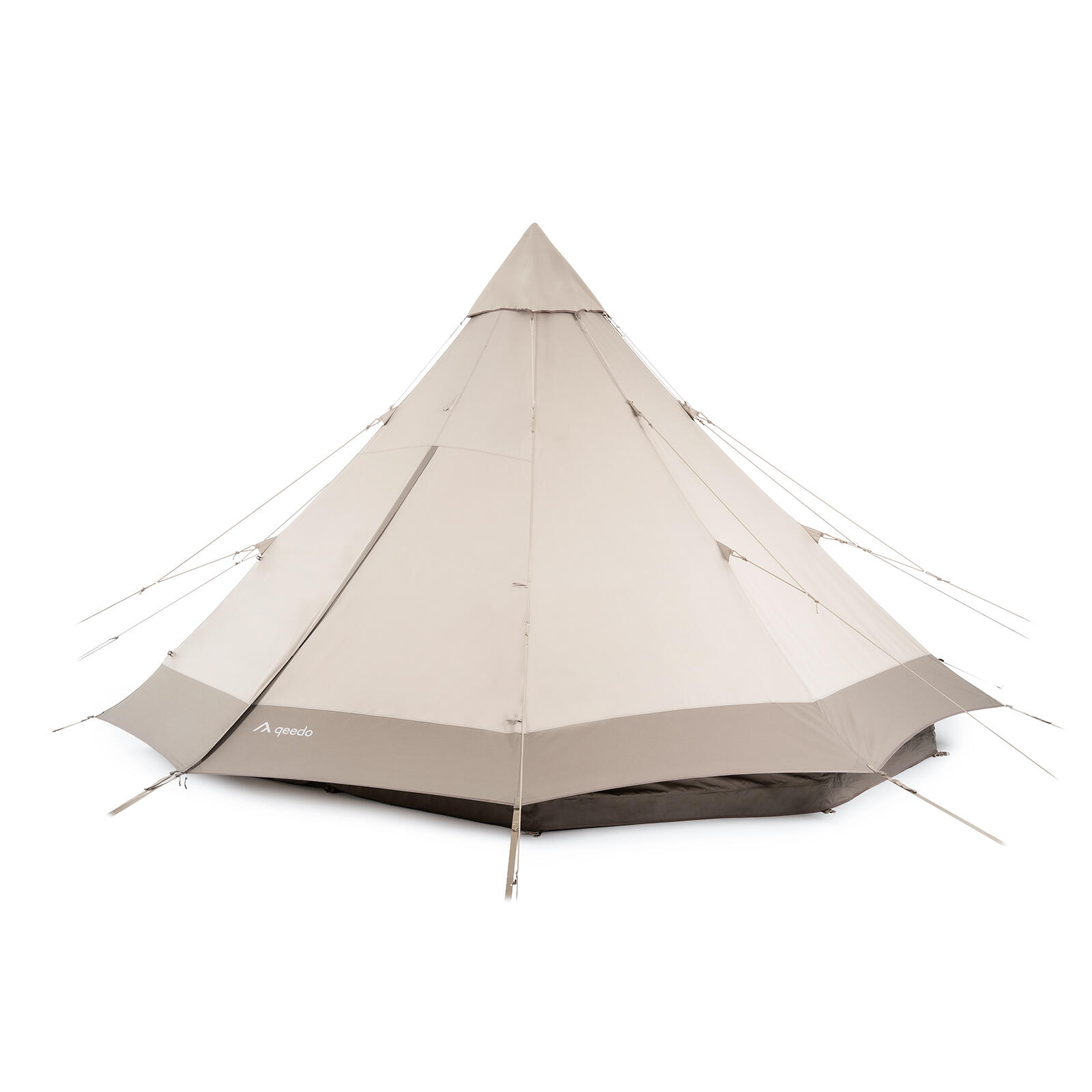 qeedo Cone 8 Tipi Zelt Baumwolle - 8 Personen - 450×450×300 cm 3/7
