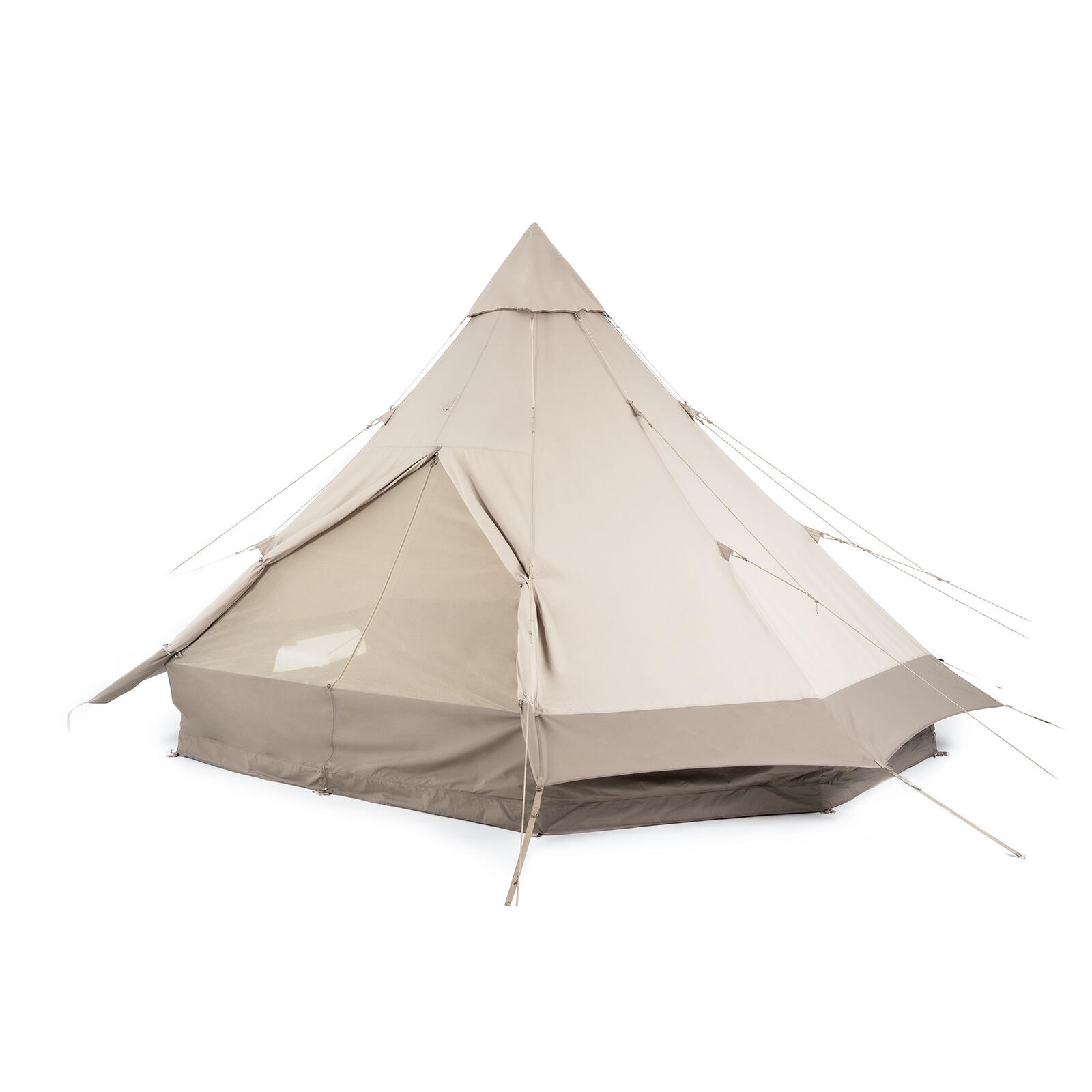 qeedo Cone 8 Tipi Zelt Baumwolle - 8 Personen - 450×450×300 cm 2/7