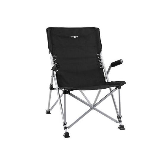 Brunner chaise pliante camping suspension raptor noir