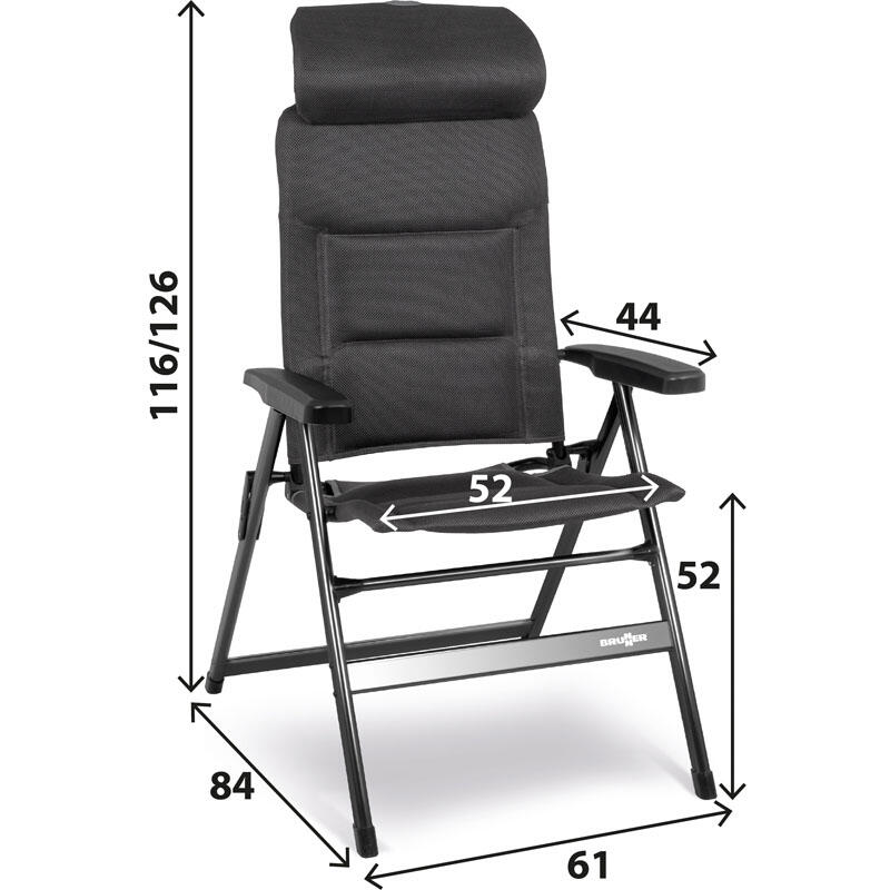 Brunner Aravel H2L L - stoel groot Black 3/4