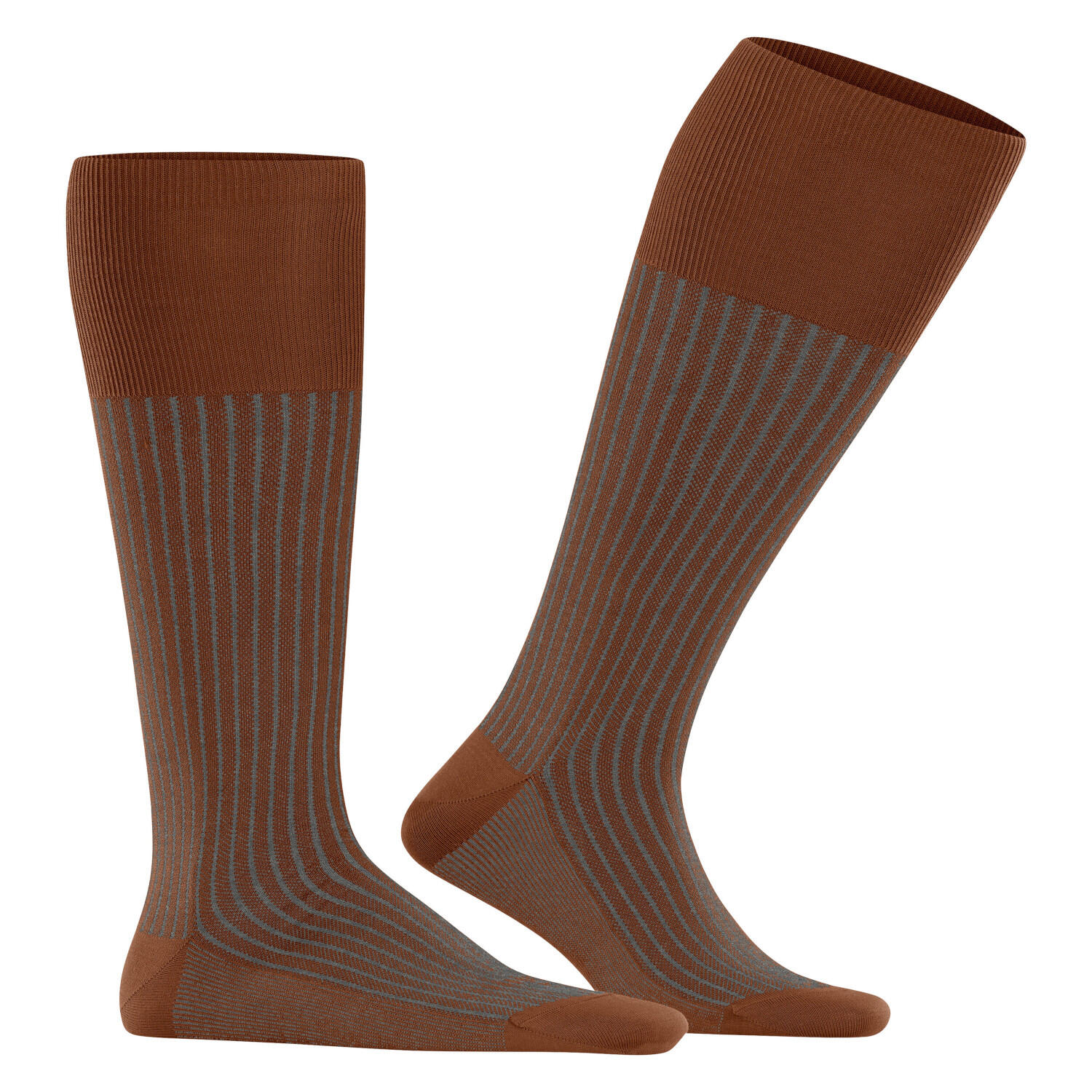 Falke Herren Kniestrümpfe Oxford Stripe KH 15779 3/6