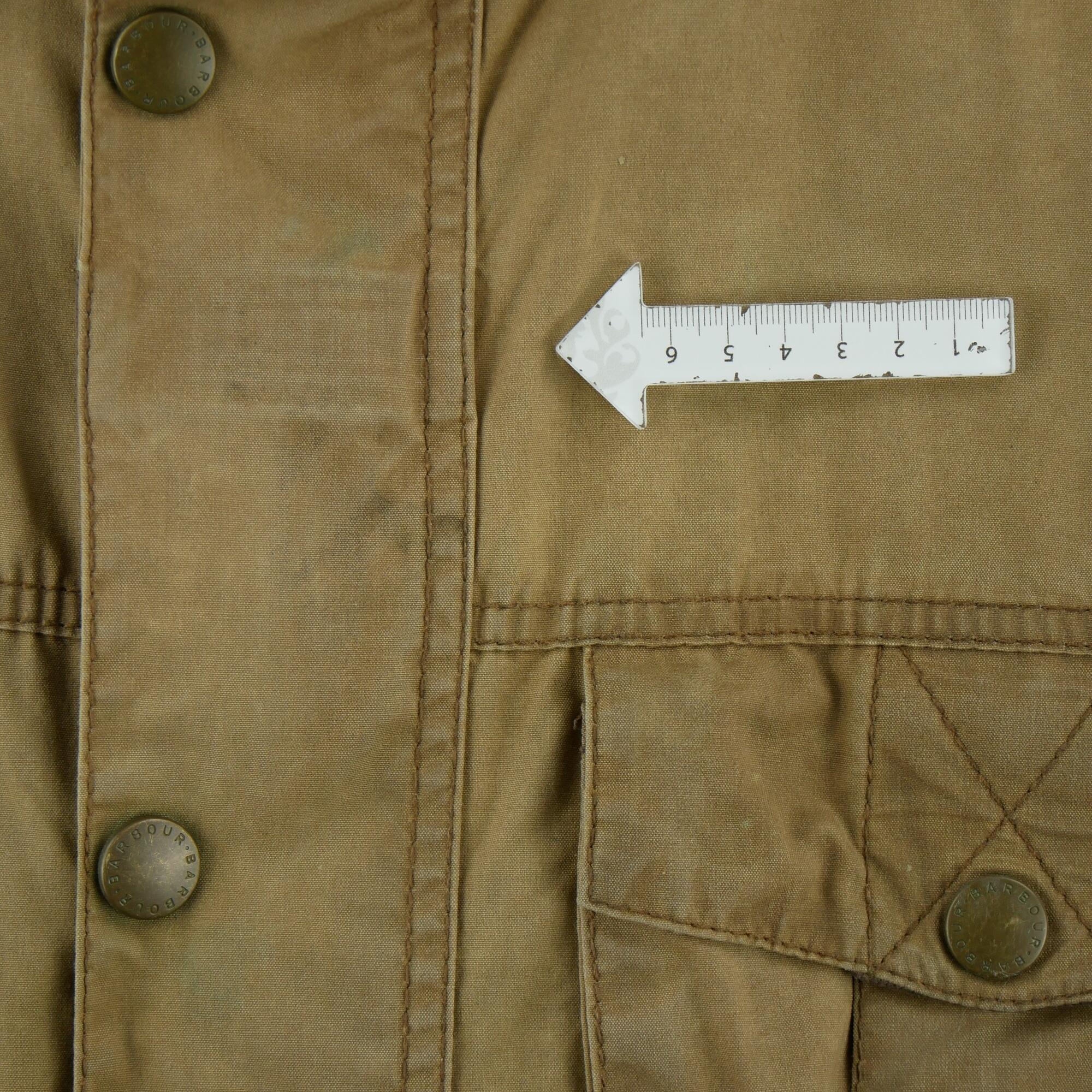 Segunda vida - Parka masculino Barbour utilitário wax - Em bom estado 7/7