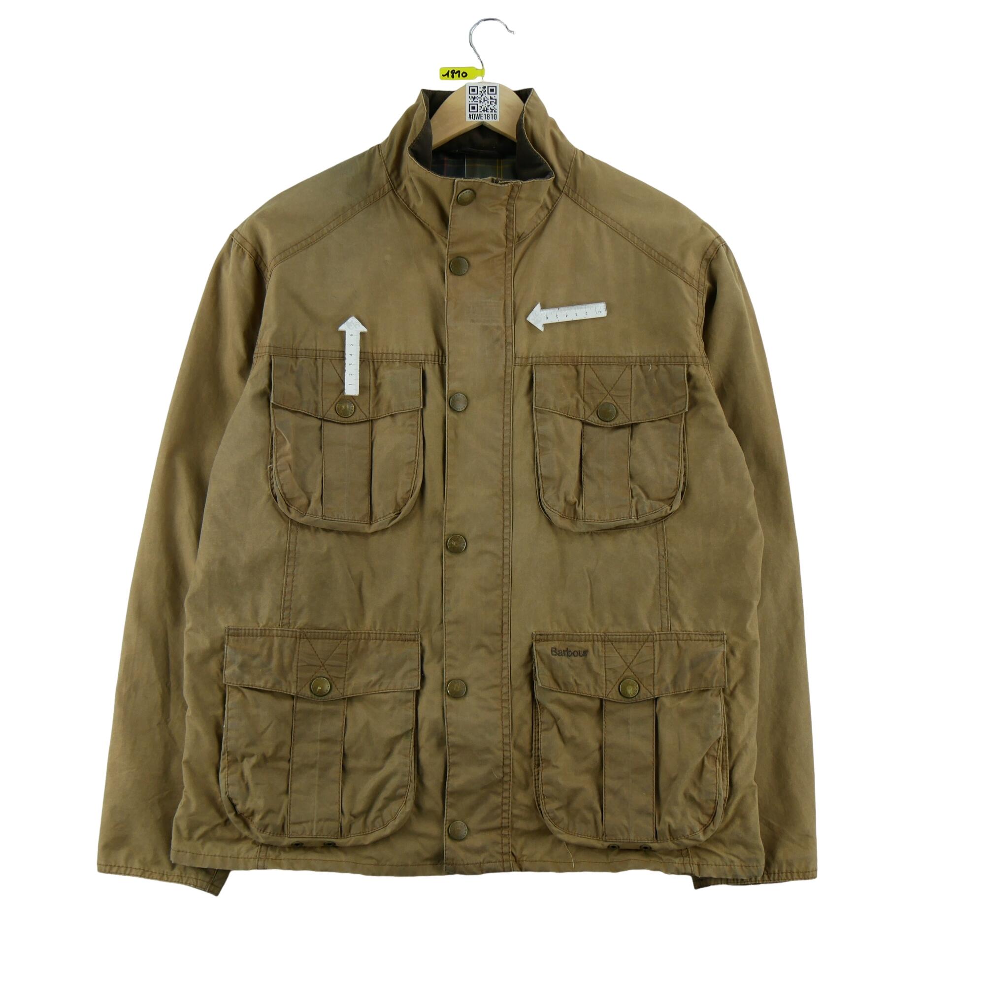 Segunda vida - Parka masculino Barbour utilitário wax - Em bom estado 6/7