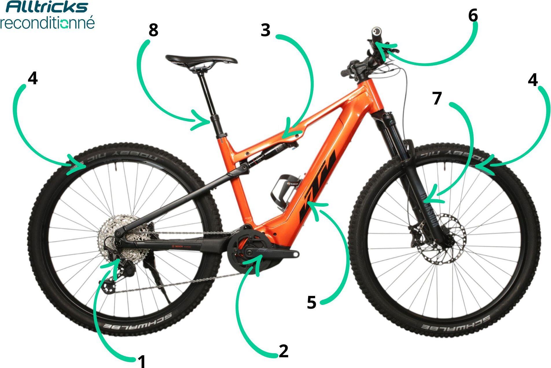 Second hand MTB elettrica KTM Chacana 792 Bosch 85 Nm 750 Wh, altezza se - Buono 2/7