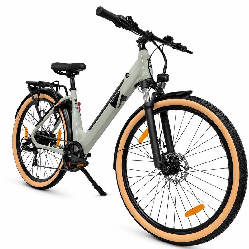 Bicicleta electrica Oras Devron 28200, M, Gri Deschis