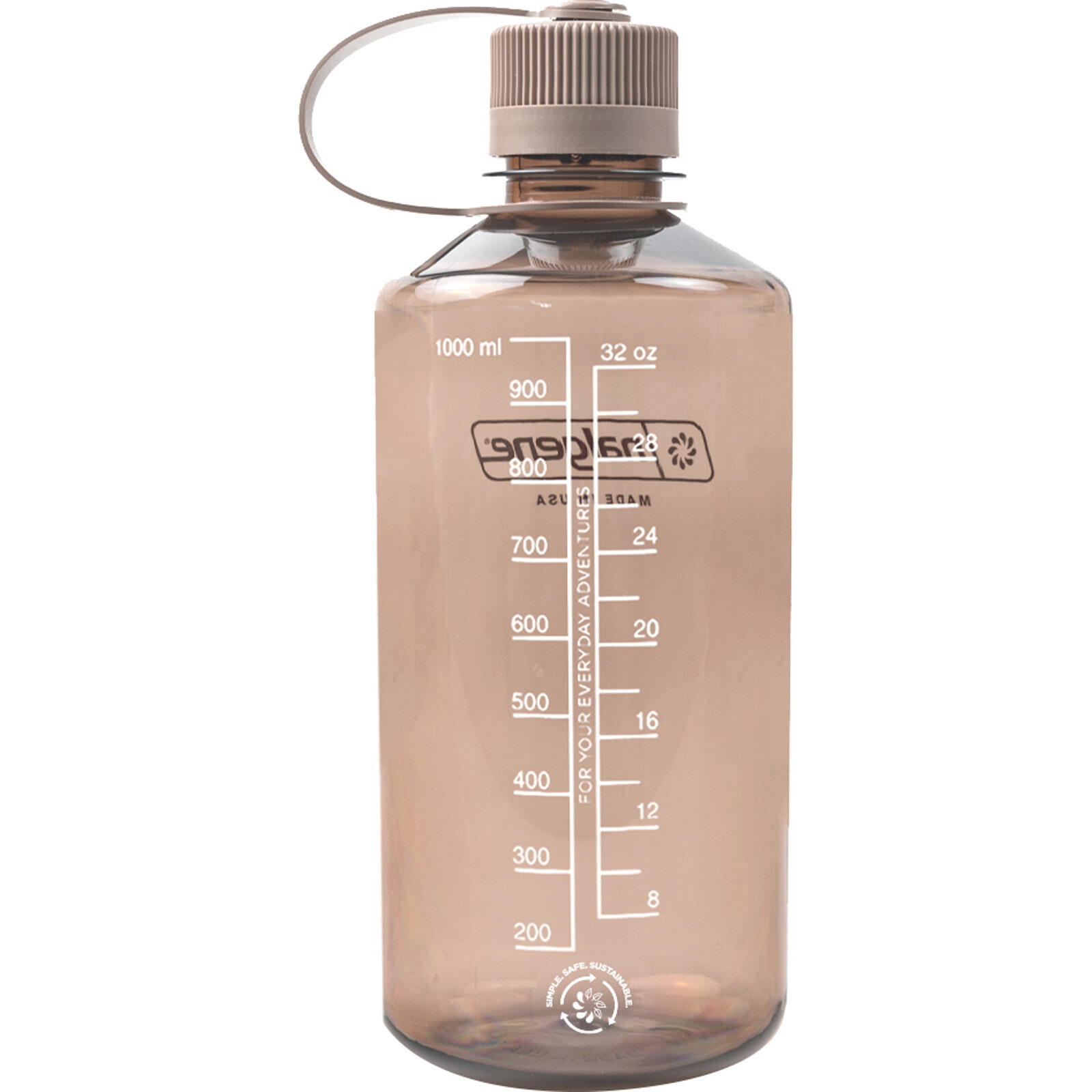 Gourde Nalgene 1 L petite ouverture - Camel 2/4