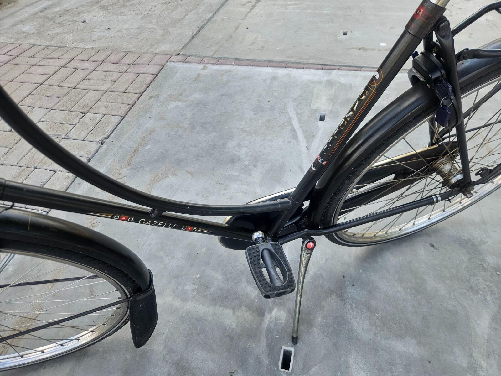 Gazelle omafiets - metal/grijs, framemaat 56 cm 5/7