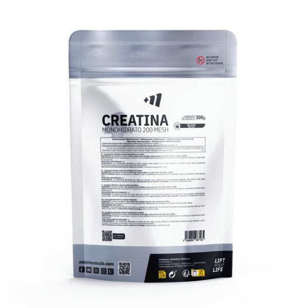 Kreatinmonohydrat 200 Mesh - 300 g Neutral MASMUSCULO 2/7