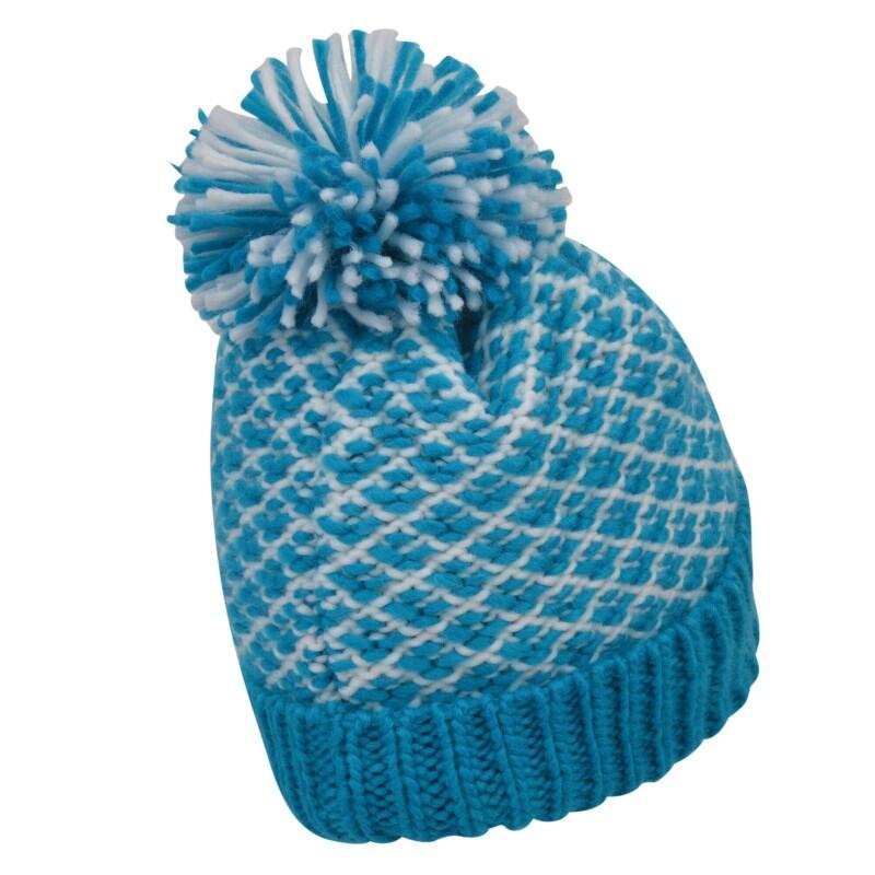 Gorro Mystify Beanie Dare2B unisex - cyan con pompón 2/2