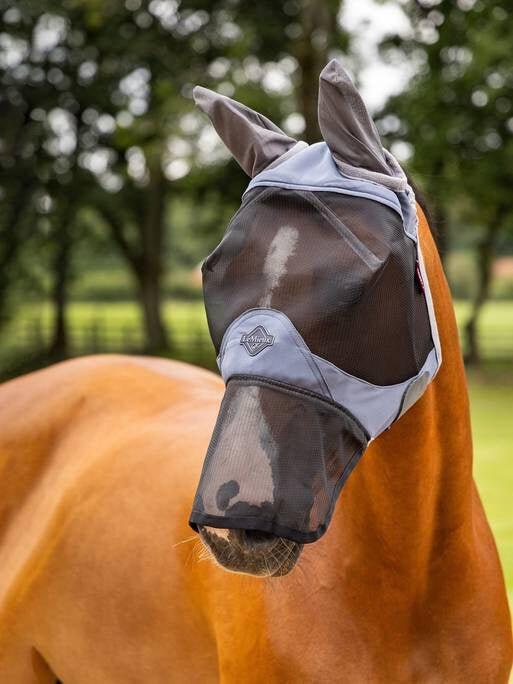Lemieux Vliegenmasker Visor-tek Jay Blue Kleurloos - Half Mask 2/4