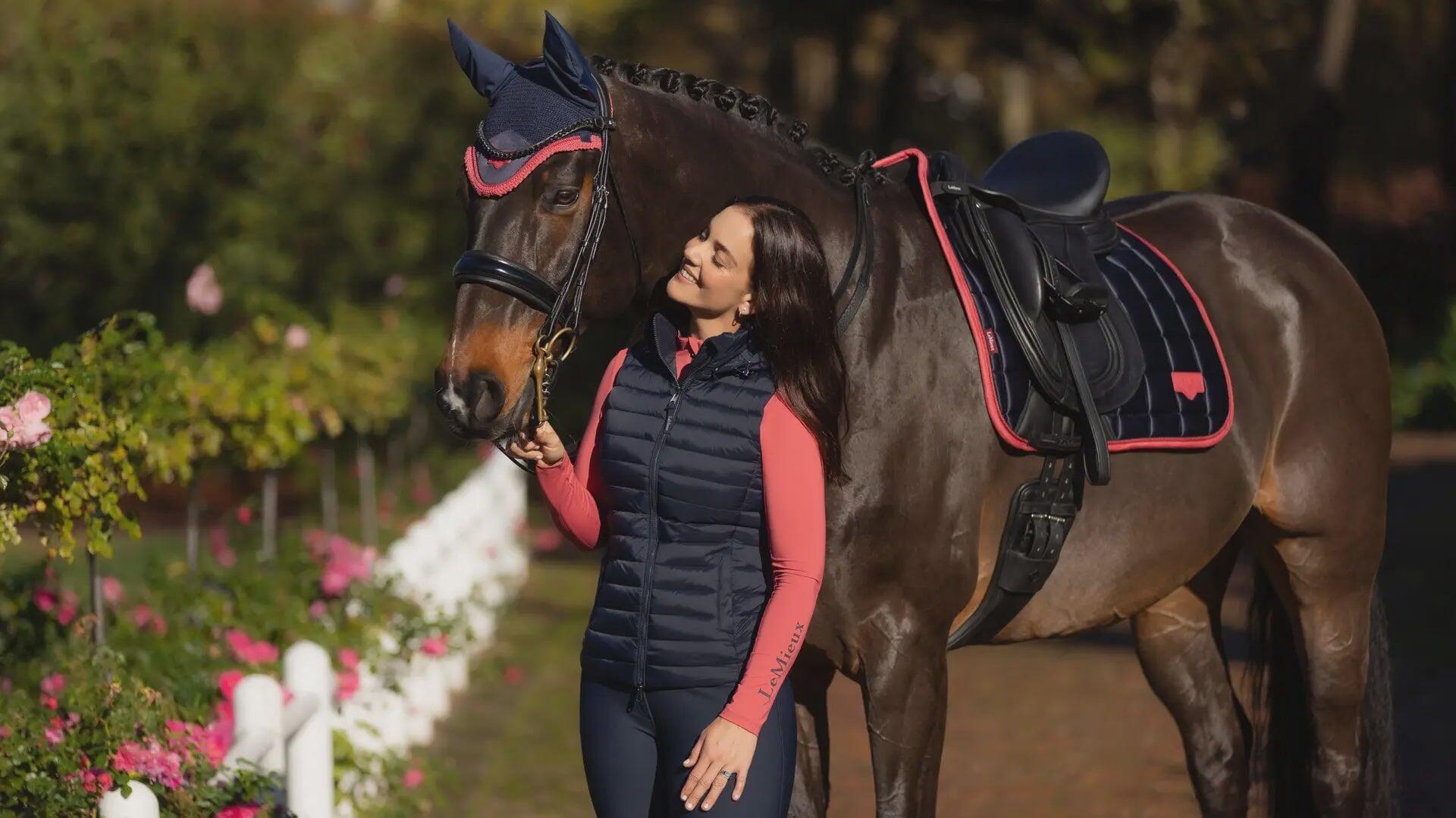 Lemieux Loire Zadeldek Navy/cranberry Ss26  - 3/7