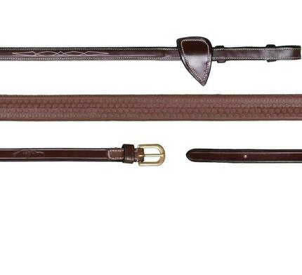 Dy'on 5/8 Rubber Reins Bruin -