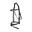 Dy'on Anatomic Flash Noseband Hoofdstel Hunter Zwart -