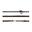 Dy'on 5/8 (16mm) Geweven Teugels Met 9 Stops Hunter Collection Bruin -