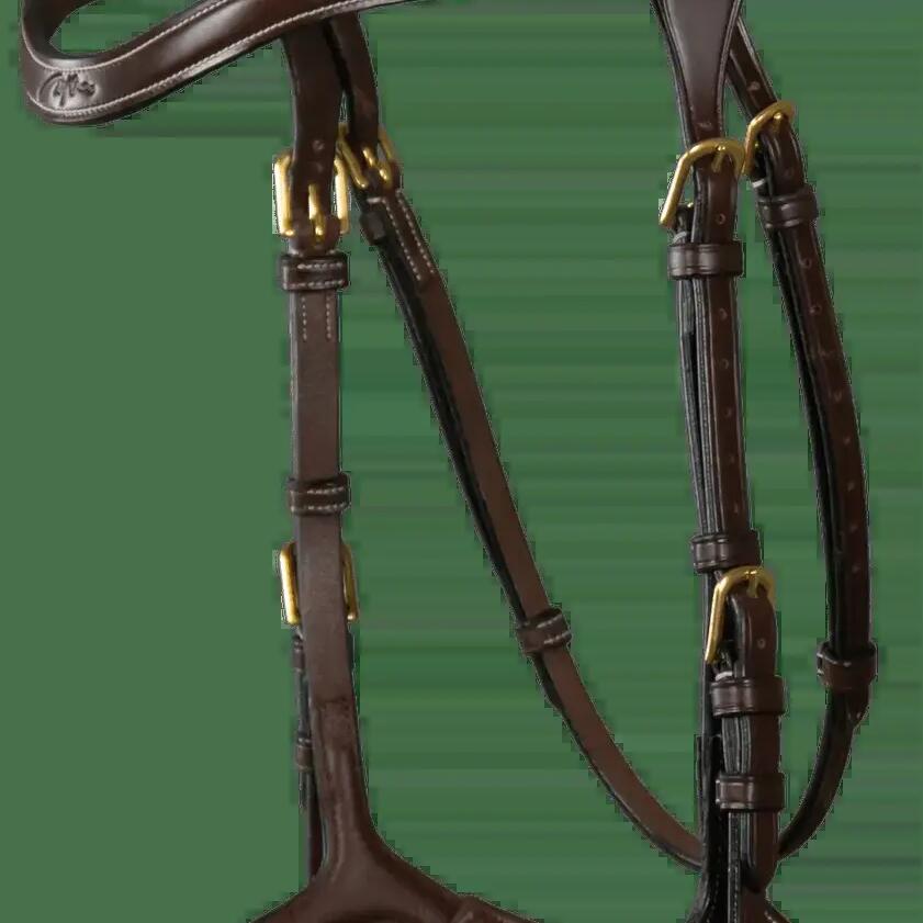Anatomical riding bridle with crossed noseband Dy'on X-Fit