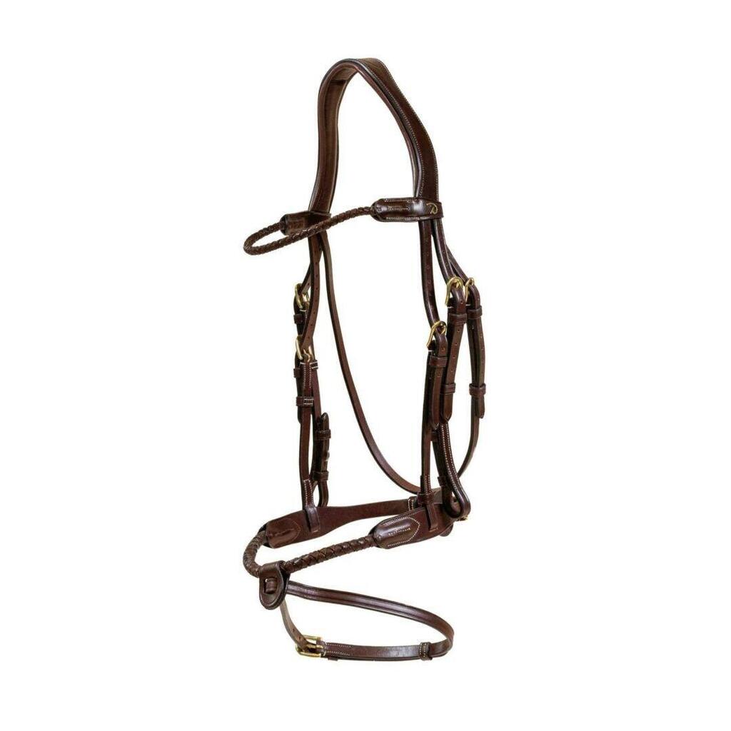 Anatomical round combi-braided riding bridle Dy'on