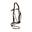 Dy'on Braided Noseband Hoofdstel With Removable Flash Bruin -
