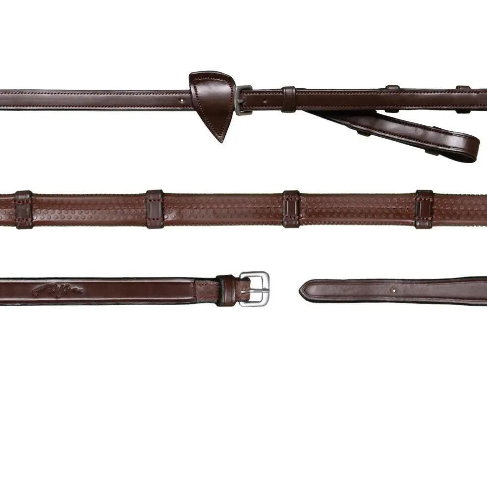 Rubber reins for pony with 7 stops Dy'on