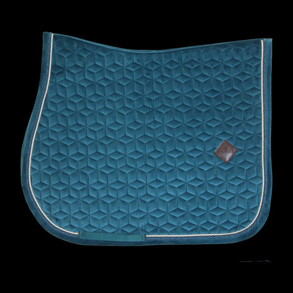 Tapis de selle velours èmeraude 2/7