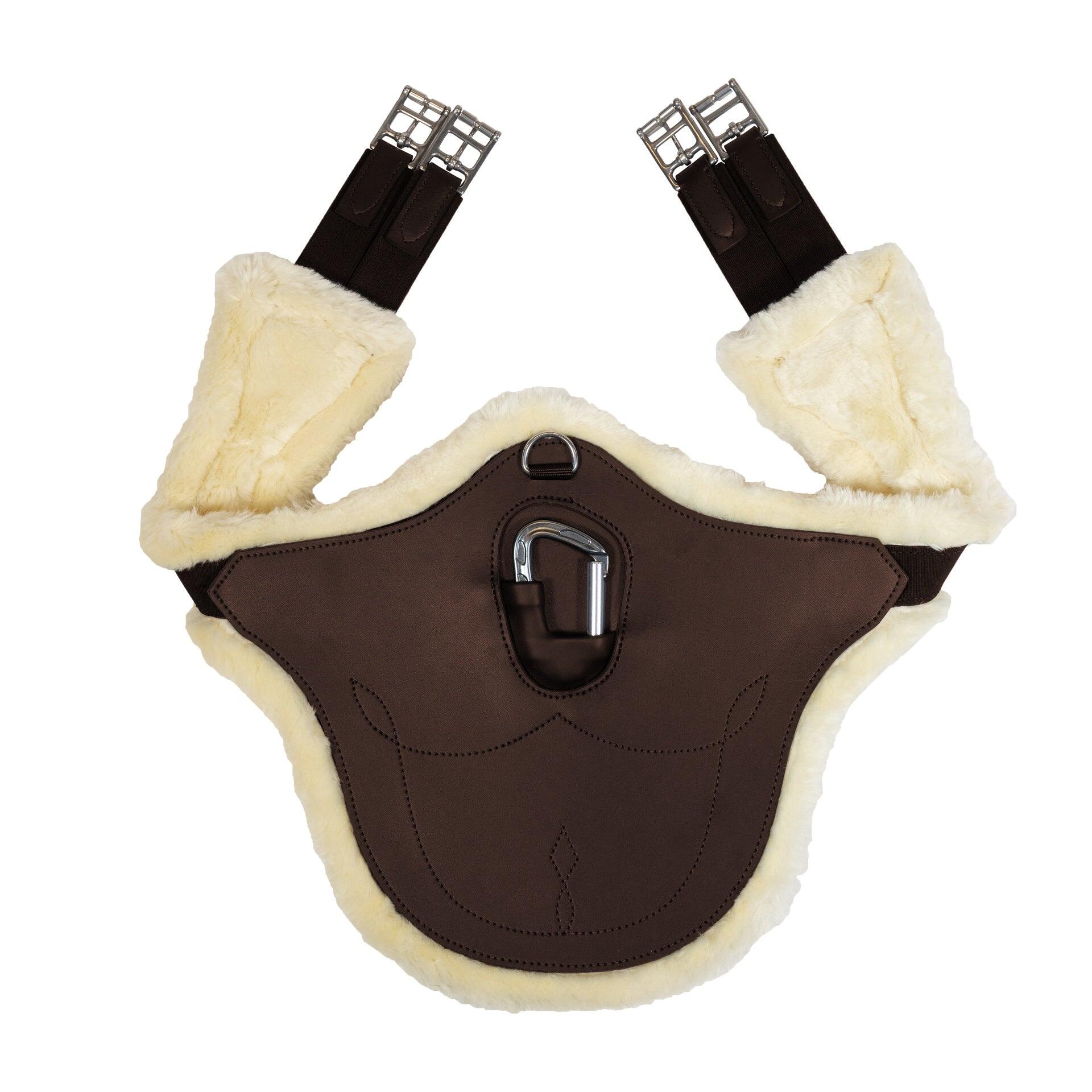 Kentucky Anatomische Buiklapsingel Wol Bruin -