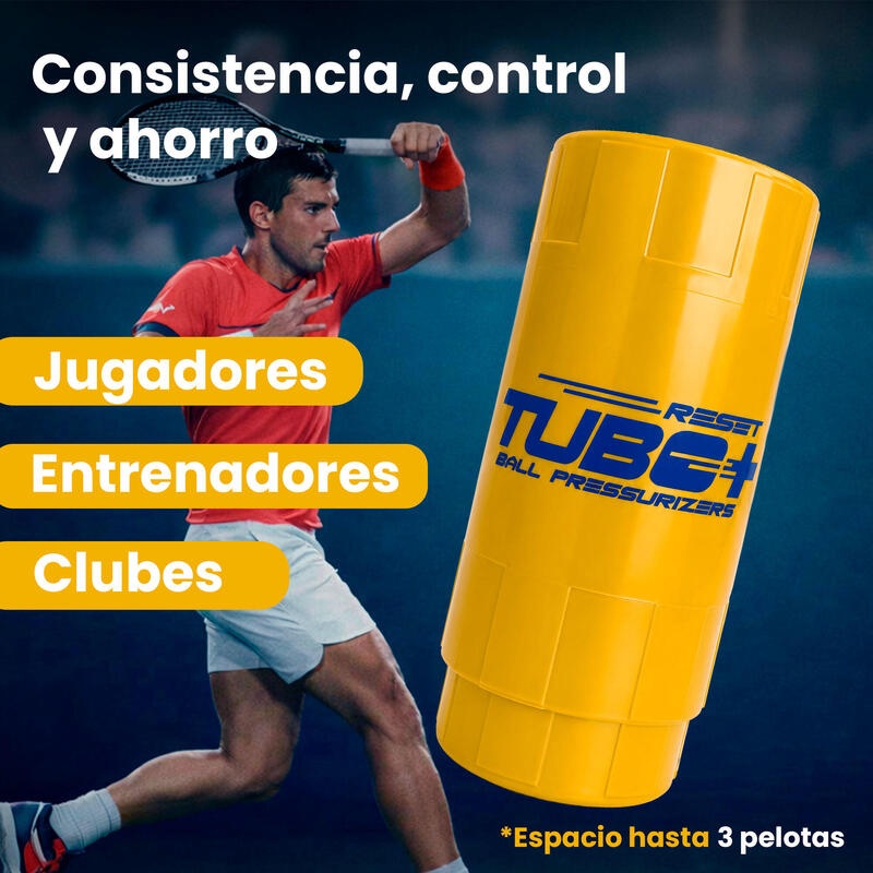 Presurizator pentru mingi de tenis și padel : TuboX3 Gold