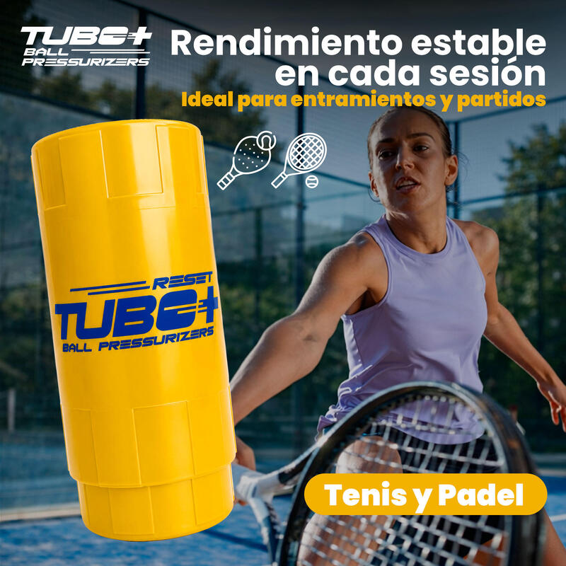 Presurizator pentru mingi de tenis și padel : TuboX3 Gold