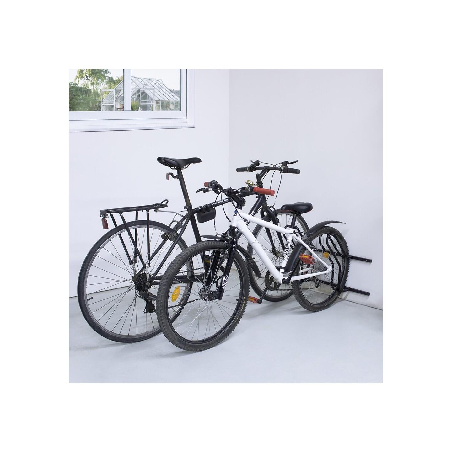 Râtelier 2 vélos Cyclo en métal noir 71,5 x 48 x 29,5 cm 5/7